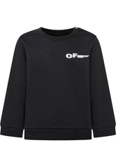 OFF-WHITE KIDS - Felpa Type Logo - Blu - LIDIASHOPPING® - Official Website