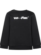 OFF-WHITE KIDS - Felpa Type Logo - Blu - LIDIASHOPPING® - Official Website