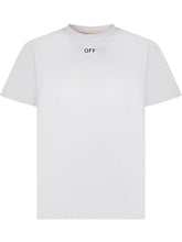 OFF-WHITE KIDS - T-Shirt with Diag Watercolor Print - White - LIDIASHOPPING® - Official Website