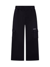 OFF-WHITE KIDS - Wide Sweatpants with Cargo Pockets Bookish - Black - LIDIASHOPPING® - Official Website