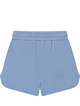 OFF-WHITE KIDS - Sweatshorts with Printed Logo - Blue - LIDIASHOPPING® - Official Website