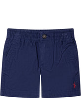 POLO RALPH LAUREN KIDS - Short Prepster in Cotone - Blu - LIDIASHOPPING® - Official Website