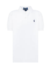 POLO RALPH LAUREN KIDS - Short-Sleeve Cotton Polo - White - LIDIASHOPPING® - Official Website