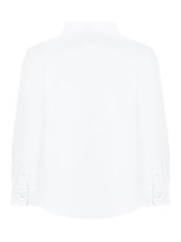 POLO RALPH LAUREN KIDS - Camicia in Cotone con Colletto Button-Down - Bianco - LIDIASHOPPING® - Official Website