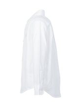 POLO RALPH LAUREN KIDS - Camicia in Cotone con Colletto Button-Down - Bianco - LIDIASHOPPING® - Official Website