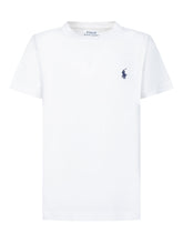 POLO RALPH LAUREN KIDS - Short-Sleeve Cotton T-Shirt - White - LIDIASHOPPING® - Official Website