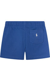 POLO RALPH LAUREN KIDS - Shorts with Elastic Waist and Drawstring - Blue - LIDIASHOPPING® - Official Website