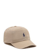 POLO RALPH LAUREN KIDS - Cappellino Classico in Cotone con Logo - Beige | Lidia Shopping | Official Website