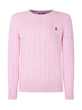 POLO RALPH LAUREN KIDS - Girls Cable-Knit Cotton Sweater - Pink - LIDIASHOPPING® - Official Website
