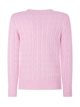 POLO RALPH LAUREN KIDS - Girls Cable-Knit Cotton Sweater - Pink - LIDIASHOPPING® - Official Website