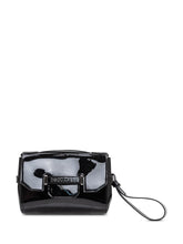 DSQUARED2 - Patent Leather Clutch with Metal Logo - Black - LIDIASHOPPING® - Official Website