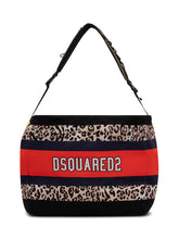DSQUARED2 - Canvas Tote Bag with Animal Print - Multicolor - LIDIASHOPPING® - Official Website