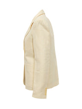 MICHAEL MICHAEL KORS - Blazer con Revers e Tasche Applicate - Giallo - LIDIASHOPPING® - Official Website
