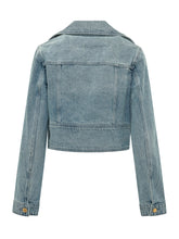 MICHAEL MICHAEL KORS - Giacca Denim Corta con Tasche e Bottoni - Blu - LIDIASHOPPING® - Official Website