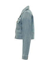 MICHAEL MICHAEL KORS - Giacca Denim Corta con Tasche e Bottoni - Blu - LIDIASHOPPING® - Official Website