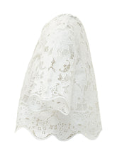 MICHAEL MICHAEL KORS - Top Corto in Pizzo con Maniche Corte - Bianco - LIDIASHOPPING® - Official Website
