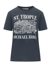 MICHAEL MICHAEL KORS - T-Shirt Provence con Stampa Grafica - Blu - LIDIASHOPPING® - Official Website