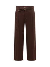DROLE DE MONSIEUR - Pantalone Largo Marrone con Cintura - Marrone | Lidia Shopping | Official Website