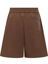 DROLE DE MONSIEUR - Short Marroni con Elastico e Inserti Traforati - Marrone - LIDIASHOPPING® - Official Website