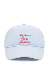 DROLE DE MONSIEUR - Cappello con Ricamo Slogan - Blu - LIDIASHOPPING® - Official Website