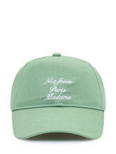 DROLE DE MONSIEUR - Cappello con Ricamo Slogan - Verde - LIDIASHOPPING® - Official Website