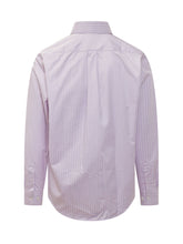 DROLE DE MONSIEUR - Striped Button Down Shirt - Purple - LIDIASHOPPING® - Official Website