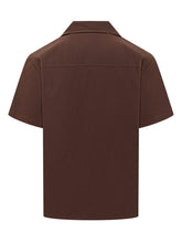 DROLE DE MONSIEUR - Short Sleeve Shirt with Pockets - Blue - LIDIASHOPPING® - Official Website