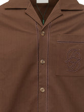 DROLE DE MONSIEUR - Camicia Marrone con Dettagli Jour Échelle - Marrone - LIDIASHOPPING® - Official Website