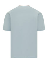 DROLE DE MONSIEUR - T-shirt Azzurra con Logo Ricamato - Blu | Lidia Shopping | Official Website