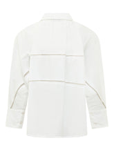 FABIANA FILIPPI - Camicia con Collo Classico e Abbottonatura Coperta - Bianco - LIDIASHOPPING® - Official Website