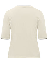 FABIANA FILIPPI - Knit T-shirt with Short Sleeves - White - LIDIASHOPPING® - Official Website