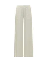 FABIANA FILIPPI - Pantalone Ampio con Vita Elasticizzata - Bianco - LIDIASHOPPING® - Official Website