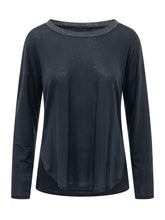 PUROTATTO - Blusa Girocollo a Maniche Lunghe - - LIDIASHOPPING® - Official Website
