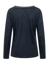 PUROTATTO - Blusa Girocollo a Maniche Lunghe - - LIDIASHOPPING® - Official Website