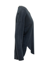 PUROTATTO - Blusa Girocollo a Maniche Lunghe - - LIDIASHOPPING® - Official Website