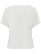 PUROTATTO - T-shirt Girocollo Linea Ampia - Bianco - LIDIASHOPPING® - Official Website