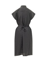 XACUS - Belted Midi Shirt Dress - Grey - LIDIASHOPPING® - Official Website