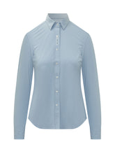 XACUS - Camicia con Colletto e Bottoni - Blu - LIDIASHOPPING® - Official Website