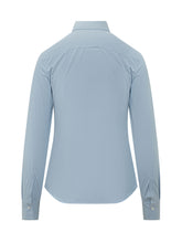 XACUS - Camicia con Colletto e Bottoni - Blu - LIDIASHOPPING® - Official Website