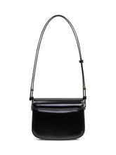 AMI ALEXANDRE MATTIUSSI - Shoulder Bag with Flap and Heart Logo Paris Paris - Black - LIDIASHOPPING® - Official Website
