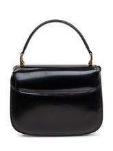 AMI ALEXANDRE MATTIUSSI - Borsa a Mano con Patta e Logo a Cuore Top Handle Paris - Nero - LIDIASHOPPING® - Official Website