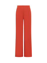 INCOTEX - High Waist Straight Leg Pants - Red - LIDIASHOPPING® - Official Website