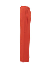 INCOTEX - High Waist Straight Leg Pants - Red - LIDIASHOPPING® - Official Website