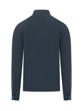 ZANONE - Long Sleeve Polo Shirt with Collar and Buttons - Blue - LIDIASHOPPING® - Official Website