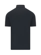 ZANONE - Short Sleeve Polo Shirt with Collar and Buttons - Blue - LIDIASHOPPING® - Official Website