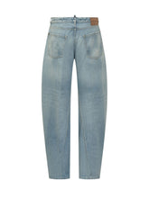DSQUARED2 - Loose Fit Jeans in Light Wash Denim - Blue - LIDIASHOPPING® - Official Website