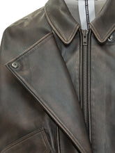 SWORD - Bomber in Pelle - Marrone | Lidia Shopping | Official Website