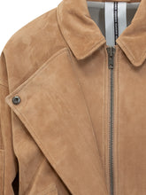 SWORD - Bomber Jacket in Goat Suede - Brown - LIDIASHOPPING® - Official Website