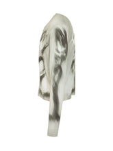 VERSACE - Cardigan con Bottoni e Stampa - Grigio - LIDIASHOPPING® - Official Website