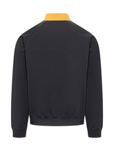 VERSACE - Sweatshirt with Collar and Buttons - Blue - LIDIASHOPPING® - Official Website